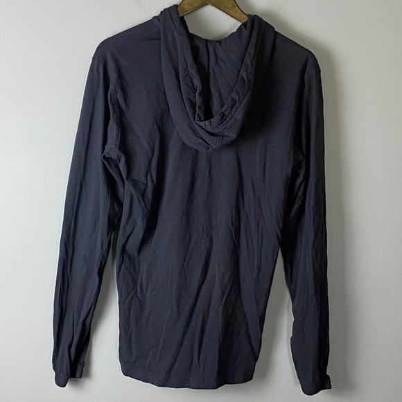 THE NORTH FACE Mens Black Snap Henley Hoodlie Long Sleeve Pullover Size S - Picture 9 of 11